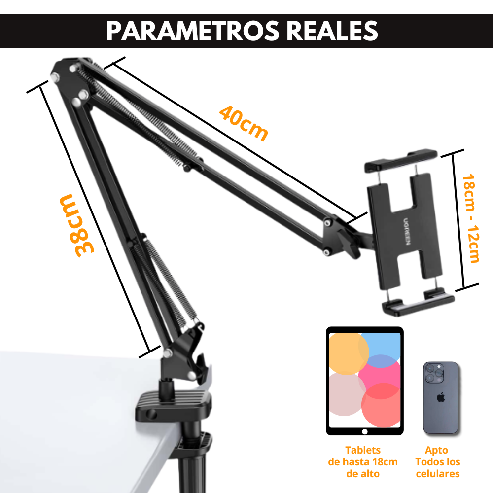 Brazo Metálico Flexible Universal💪 + Envío Gratis!