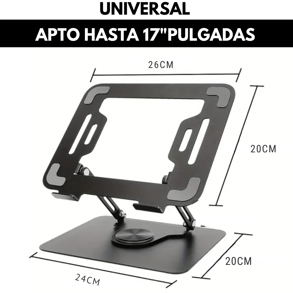 💻Holder Giratorio Metálico McBook/Todo Tipo De Portátil + Soporte Celular