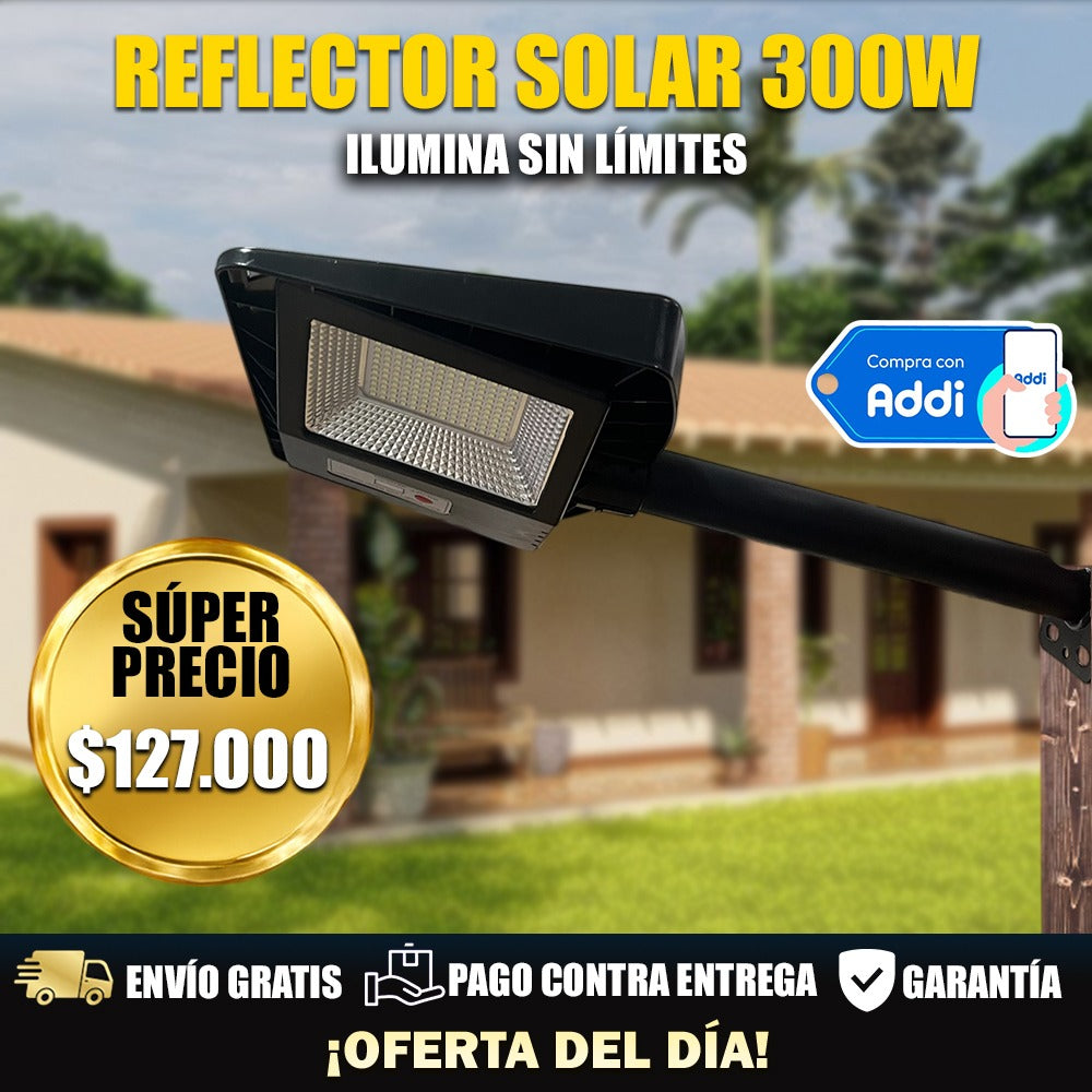 Reflector Solar de 300W - Tecnología solar de alto rendimiento