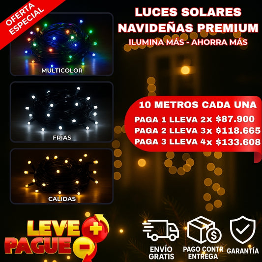 LUCES SOLARES NAVIDEÑAS